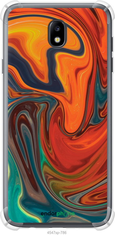 Силикон с усиленными углами чехол Абстрактный фон для Samsung Galaxy J7 J730 (2017) - 4547sp-786 изображение 
