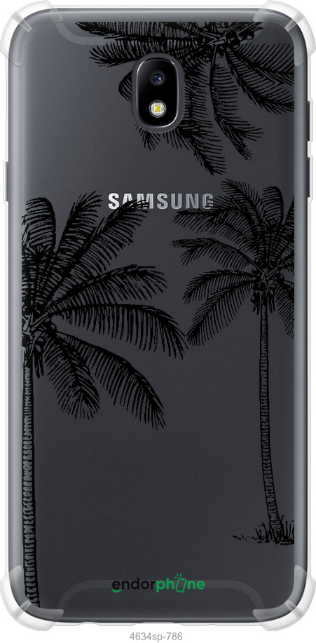 Силіконовий протиударний с посиленими кутами чехол Пальми1 для Samsung Galaxy J7 J730 (2017) - 4634sp-786 изображение 