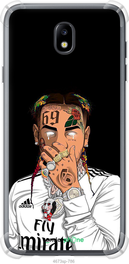 Силіконовий протиударний с посиленими кутами чехол Swag1 для Samsung Galaxy J7 J730 (2017) - 4673sp-786 изображение 