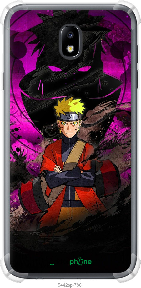 Силикон с усиленными углами чехол № 5442 для Samsung Galaxy J7 J730 (2017) - 5442sp-786 изображение 