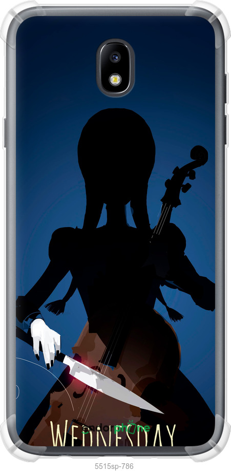 Силикон с усиленными углами чехол Wednesday для Samsung Galaxy J7 J730 (2017) - 5515sp-786 изображение 