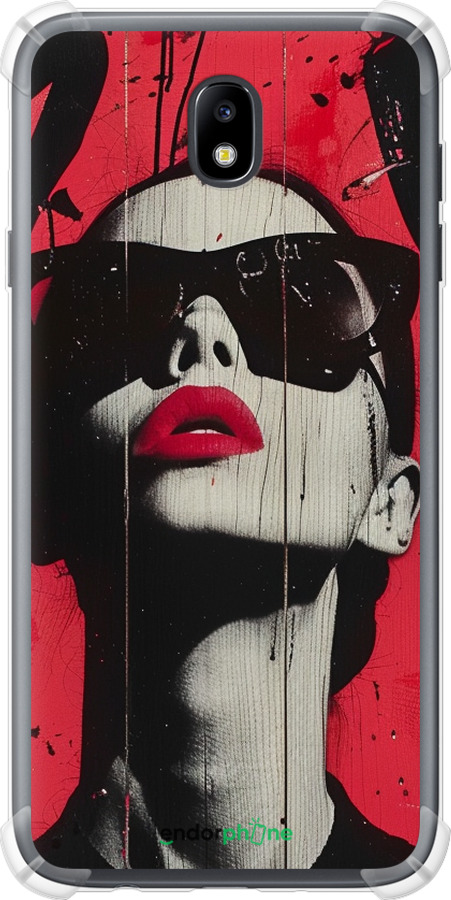 Силикон с усиленными углами чехол XO Love v1 для Samsung Galaxy J7 J730 (2017) - 6045sp-786 изображение 