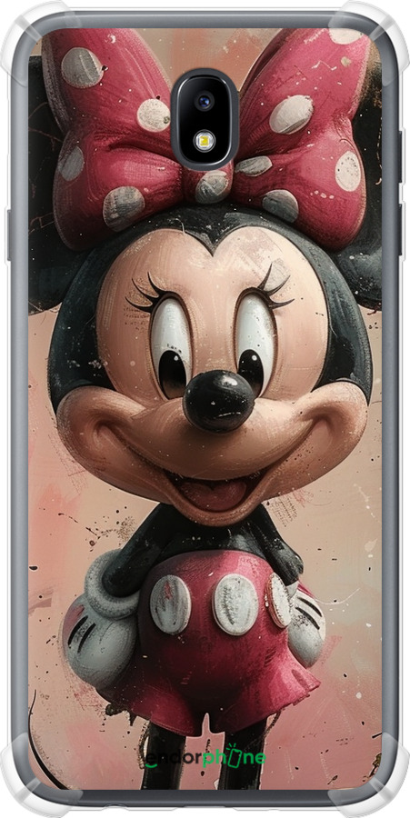 Силикон с усиленными углами чехол Minnie Mouse для Samsung Galaxy J7 J730 (2017) - 6054sp-786 изображение 