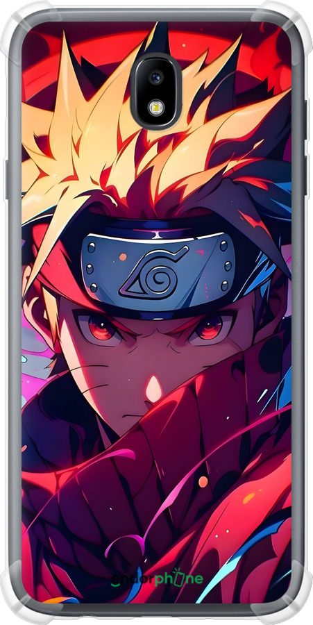 Силикон с усиленными углами чехол Наруто для Samsung Galaxy J7 J730 (2017) - 6274sp-786 изображение 