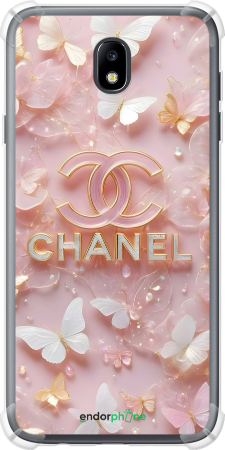 Силіконовий протиударний с посиленими кутами чехол Шанель для Samsung Galaxy J7 J730 (2017) - 6366sp-786 изображение 