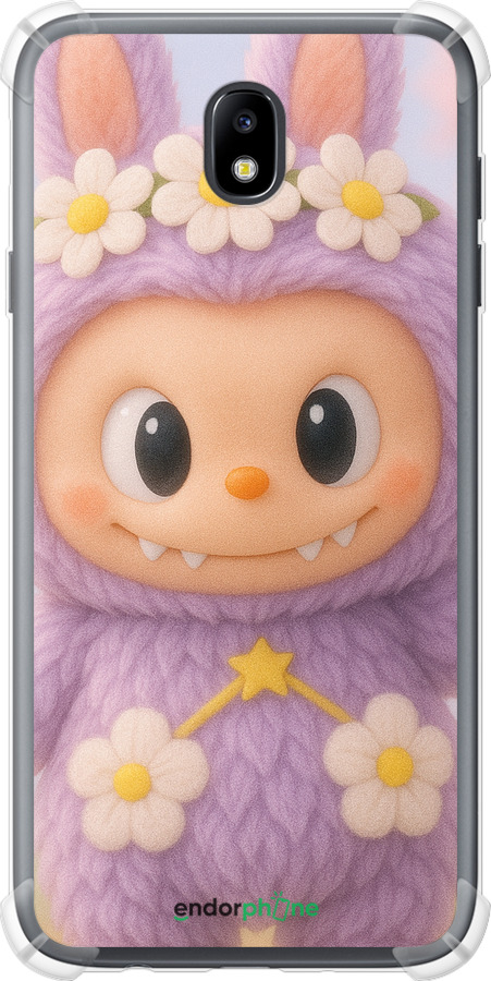 Силіконовий протиударний с посиленими кутами чехол Лабубу 1 для Samsung Galaxy J7 J730 (2017) - 6709sp-786 изображение 