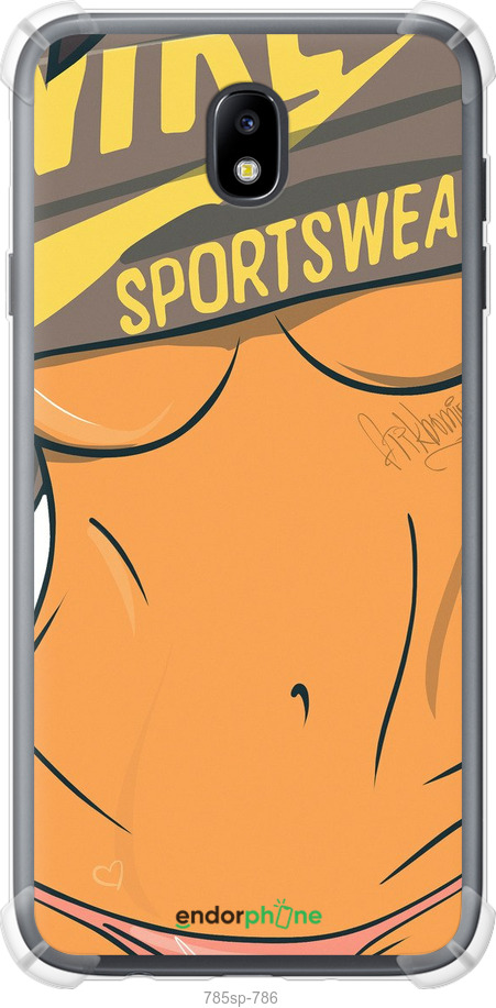 Силіконовий протиударний с посиленими кутами чехол Sexy для Samsung Galaxy J7 J730 (2017) - 785sp-786 изображение 