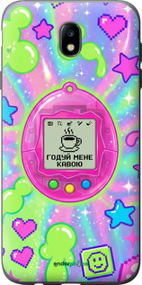 Силиконовый чехол 'Y2K Aesthetic Retro Pet: Годуй мене кавою' для Samsung Galaxy J7 J730 (2017) изображение 8