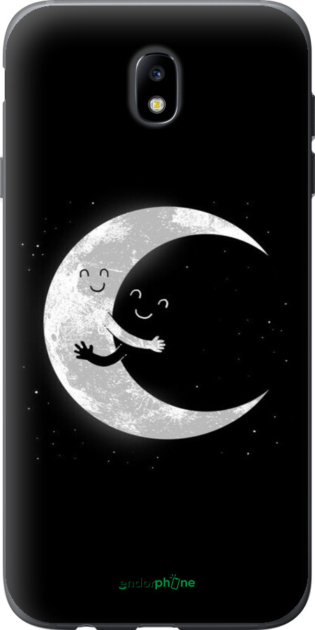 2D пластиковый чехол Лунные объятия для Samsung Galaxy J7 J730 (2017) - 6508t-786 изображение 