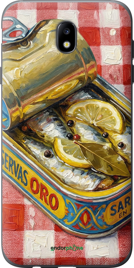 2D пластиковый чехол Vintage Sardine Tin Phone для Samsung Galaxy J7 J730 (2017) - 6772t-786 изображение 