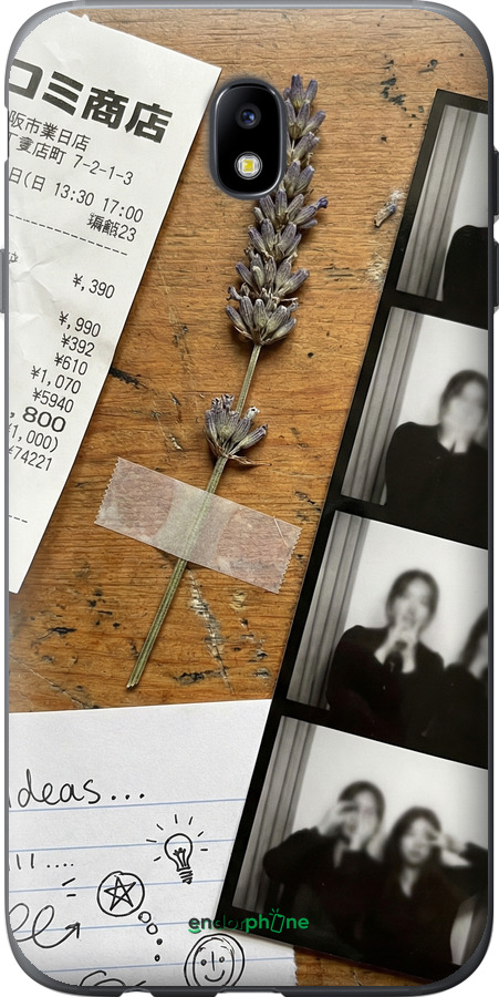 2D пластиковый чехол Aesthetic Scrapbook Collage для Samsung Galaxy J7 J730 (2017) - 6773t-786 изображение 