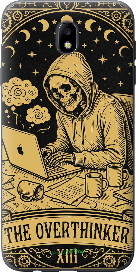 Силіконовий чехол The Overthinker для Samsung Galaxy J7 J730 (2017) - 6774u-786 изображение 