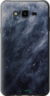 2D пластиковый чехол Голубые облака, Голубая луна для Samsung Galaxy J7 Neo J701F - 6398t-1402 изображение 