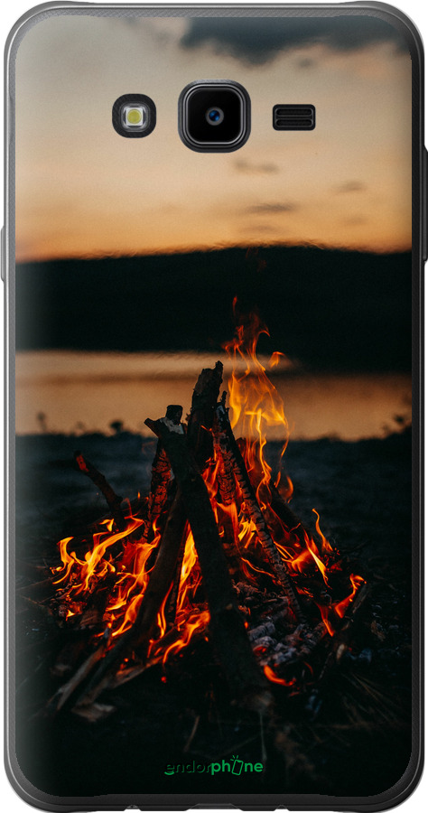 2D пластиковый чехол Огонь для Samsung Galaxy J7 Neo J701F - 6021t-1402 изображение 