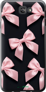 Силиконовый чехол Coquette Ribbons Dark Coquette для Samsung Galaxy J7 Prime - 6767u-610 изображение 