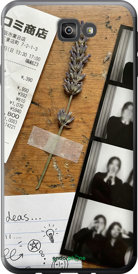 Силіконовий чехол Aesthetic Scrapbook Collage для Samsung Galaxy J7 Prime - 6773u-610 изображение 