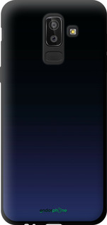 TPU чехол Градієнт у темно-синьому стилі для Samsung Galaxy J8 2018 - 6542b-1511 изображение 