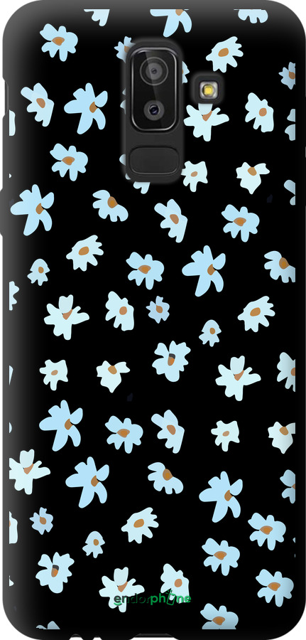 TPU zwart чехол Bloemen для Samsung Galaxy J8 2018 - 4900b-1511 изображение 