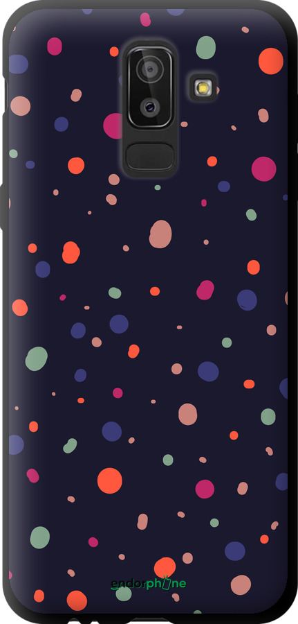 TPU чехол Горошок v2 для Samsung Galaxy J8 2018 - 5599b-1511 изображение 