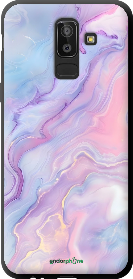 TPU чехол Нежный мрамор для Samsung Galaxy J8 2018 - 6310b-1511 изображение 