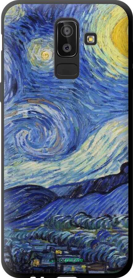 TPU чехол «Зоряна ніч» Вінсента Ван Гога для Samsung Galaxy J8 2018 - 6433b-1511 изображение 