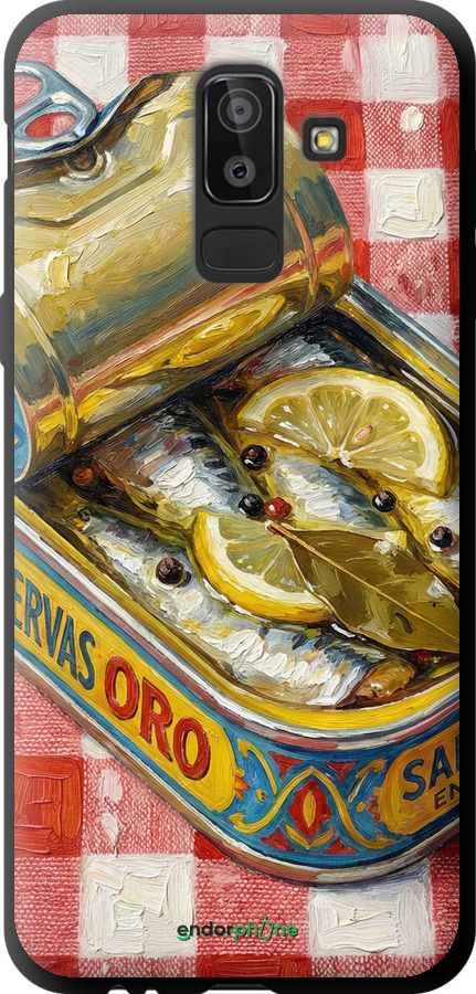 TPU чехол Vintage Sardine Tin Phone для Samsung Galaxy J8 2018 - 6772b-1511 изображение 