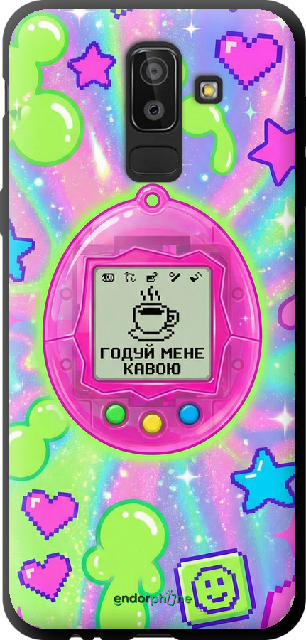 TPU чехол Y2K Aesthetic Retro Pet: Годуй мене кавою для Samsung Galaxy J8 2018 - 6784b-1511 изображение 