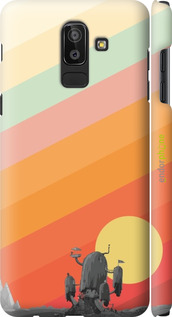 3D пластиковий матовий чехол № 5420 для Samsung Galaxy J8 2018 - 5420m-1511 изображение 