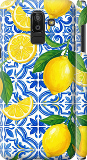 3D пластиковый матовый чехол Grocery Girl Italian Summer для Samsung Galaxy J8 2018 - 6766m-1511 изображение 