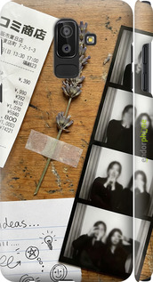 3D пластиковий матовий чехол Aesthetic Scrapbook Collage для Samsung Galaxy J8 2018 - 6773m-1511 изображение 