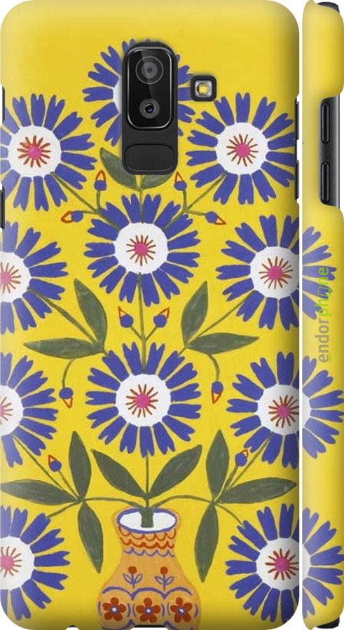 3D пластиковый матовый чехол Примаченко2 для Samsung Galaxy J8 2018 - 5910m-1511 изображение 