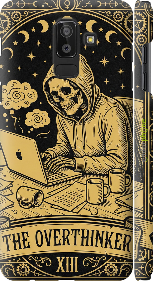 3D пластиковый матовый чехол The Overthinker для Samsung Galaxy J8 2018 - 6774m-1511 изображение 
