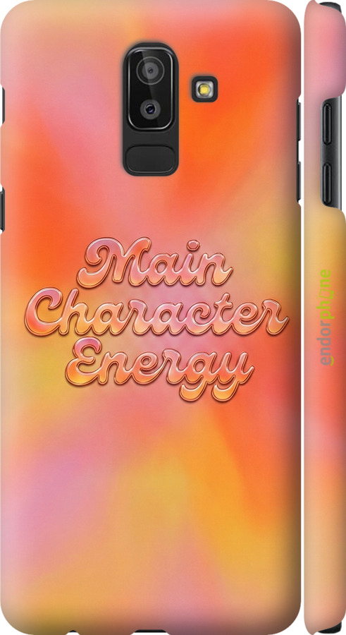 3D пластиковый матовый чехол Aura Gradient Main Character Energy Aesthetic Y2K для Samsung Galaxy J8 2018 - 6783m-1511 изображение 