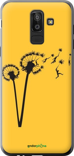 Силиконовый чехол Минимализм одуванчики для Samsung Galaxy J8 2018 - 6449u-1511 изображение 