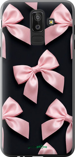 Силиконовый чехол Coquette Ribbons Dark Coquette для Samsung Galaxy J8 2018 - 6767u-1511 изображение 