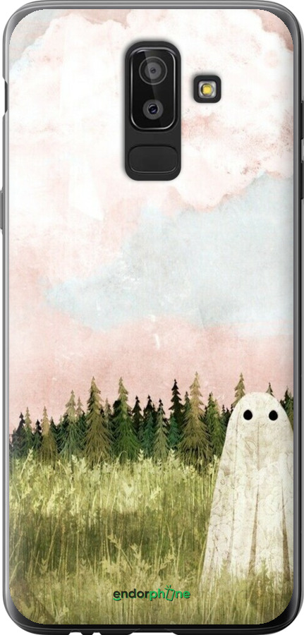 Силиконовый чехол Привидение для Samsung Galaxy J8 2018 - 6401u-1511 изображение 