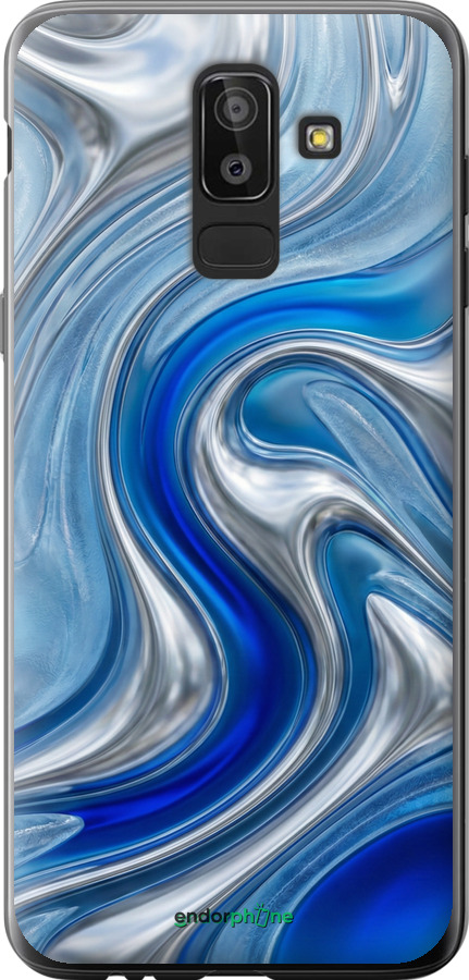 Силиконовый чехол Liquid Chrome для Samsung Galaxy J8 2018 - 6781u-1511 изображение 