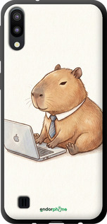 TPU чехол Funny Capybara CEO Working для Samsung Galaxy M10 - 6777b-1661 изображение 