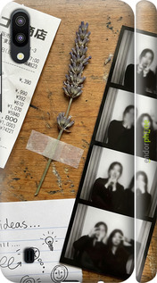 3D пластиковый матовый чехол 'Aesthetic Scrapbook Collage' для Samsung Galaxy M10 изображение 17