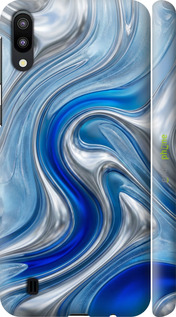 3D пластиковый матовый чехол Liquid Chrome для Samsung Galaxy M10 - 6781m-1661 изображение 