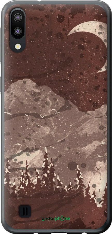 2D пластиковый чехол С изображением лунного пейзажа в ночном лесу для Samsung Galaxy M10 - 6546t-1661 изображение 