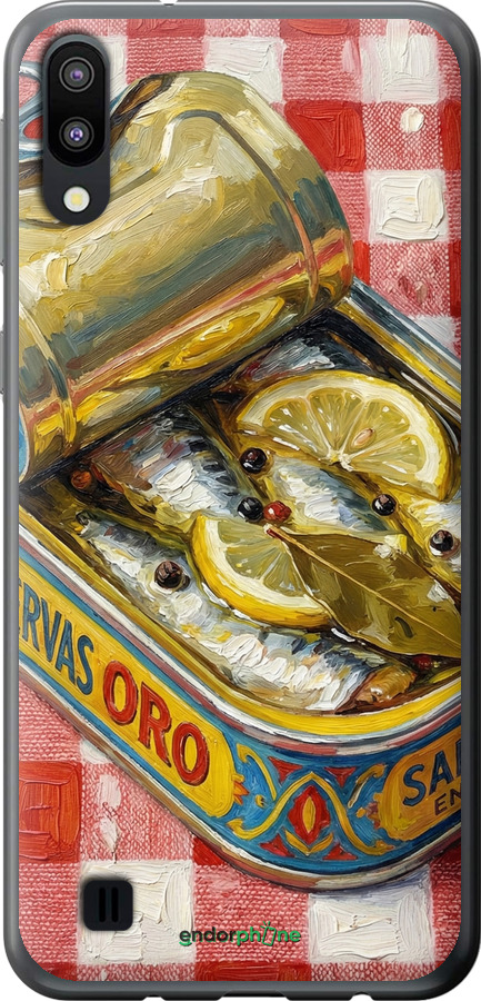 2D пластиковый чехол Vintage Sardine Tin Phone для Samsung Galaxy M10 - 6772t-1661 изображение 