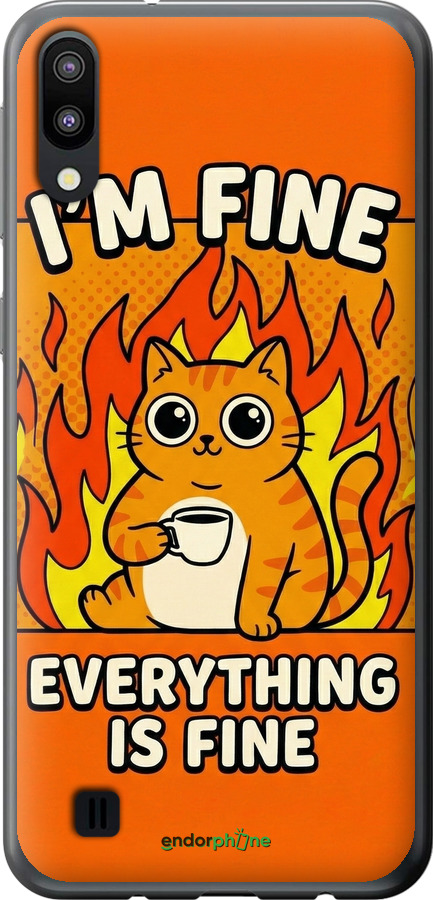 2D пластиковый чехол Funny Cat для Samsung Galaxy M10 - 6786t-1661 изображение 