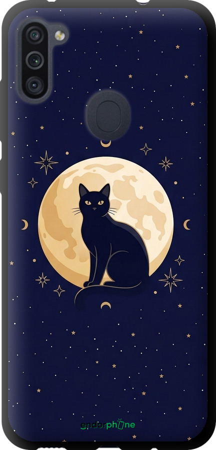 TPU чехол Cute Cat Celestial/Witchy для Samsung Galaxy M11 M115F - 6787b-1905 изображение 