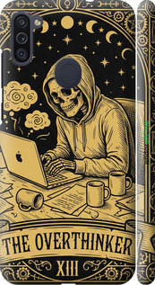 3D пластиковый матовый чехол 'The Overthinker' для Samsung Galaxy M11 M115F изображение 1