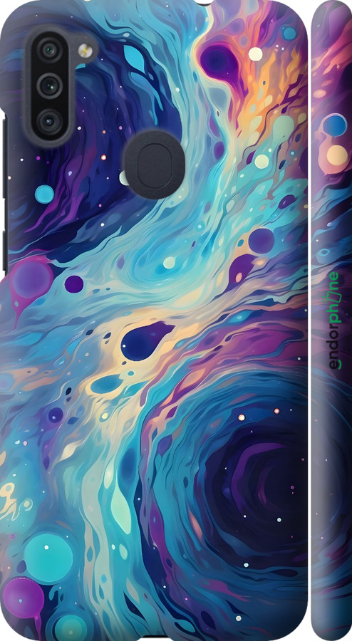 3D пластиковий матовий чехол Арт акварель для Samsung Galaxy A11 A115F - 6329m-2012 изображение 