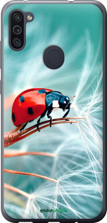 2D пластиковый чехол Божья коровка для Samsung Galaxy A11 A115F - 6049t-2012 изображение 