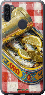 2D пластиковий чехол Vintage Sardine Tin Phone для Samsung Galaxy M11 M115F - 6772t-1905 изображение 