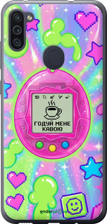 Силіконовий чехол Y2K Aesthetic Retro Pet: Годуй мене кавою для Samsung Galaxy A11 A115F - 6784u-2012 изображение 