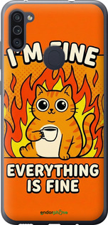 Силиконовый чехол 'Funny Cat' для Samsung Galaxy A11 A115F изображение 5